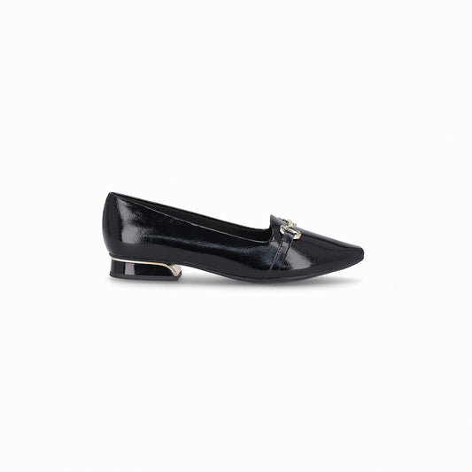 Zapato Silvia 910 Negro/Dorado