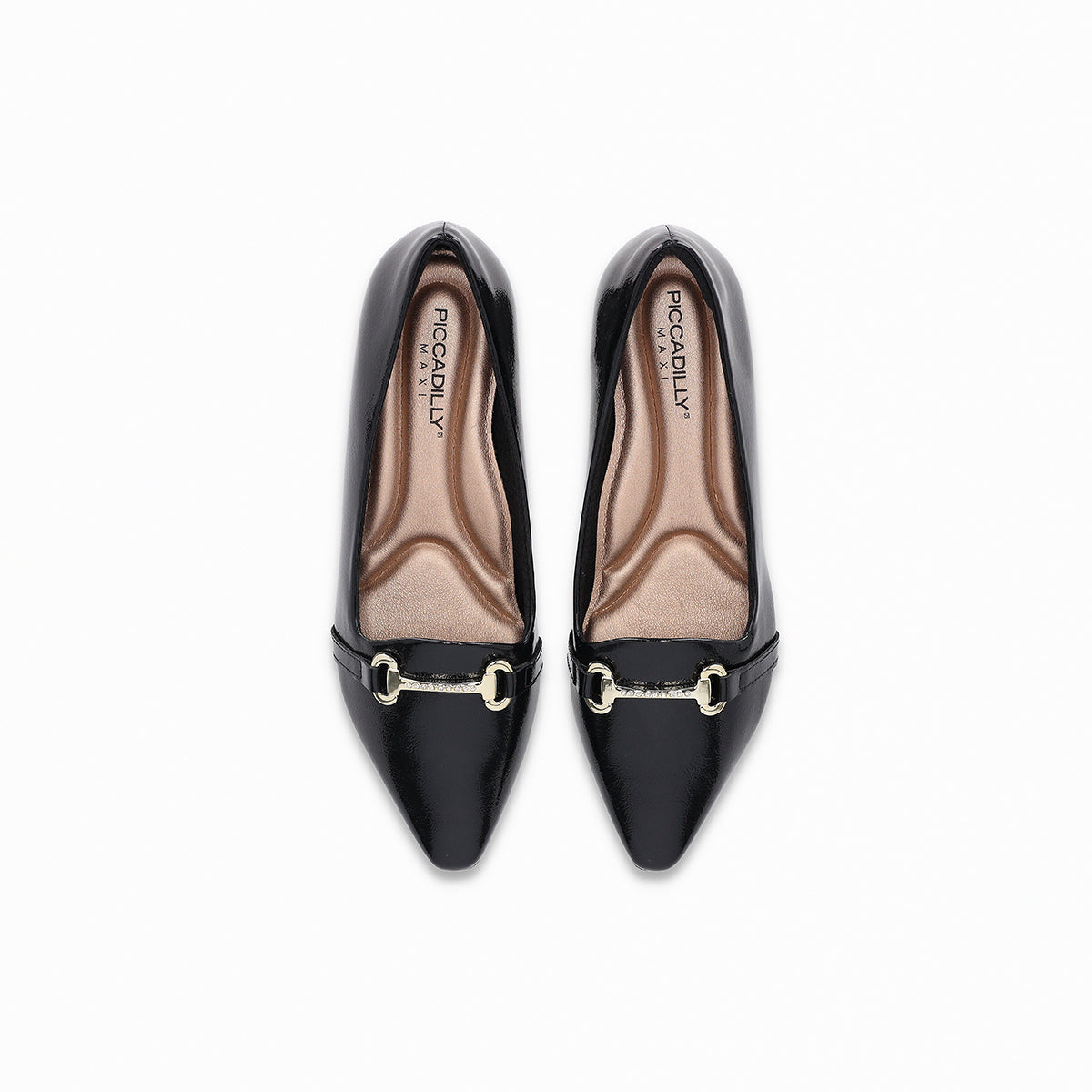 Zapato Silvia 910 Negro/Dorado