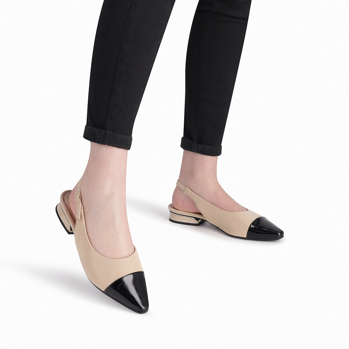 Zapato Silvia Nude/Charol 553