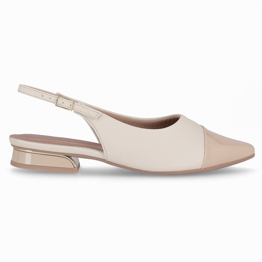 Zapato Silvia Crema/Nude 553