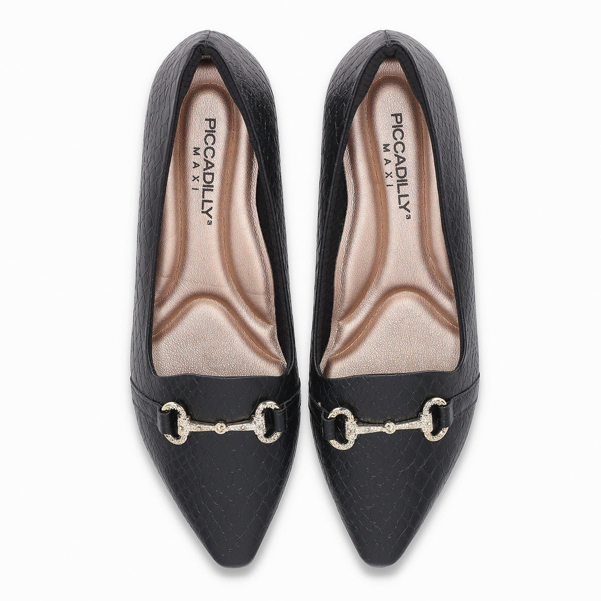 Zapato  Silvia 03 Negro/Crocco