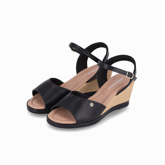 Sandalia Alice Negro/Nude Piccadilly