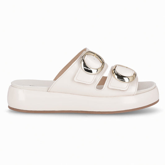 Sandalia Crema/Dorado Sol