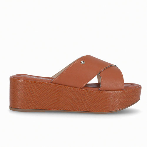 Zueco Leia Café/Snake