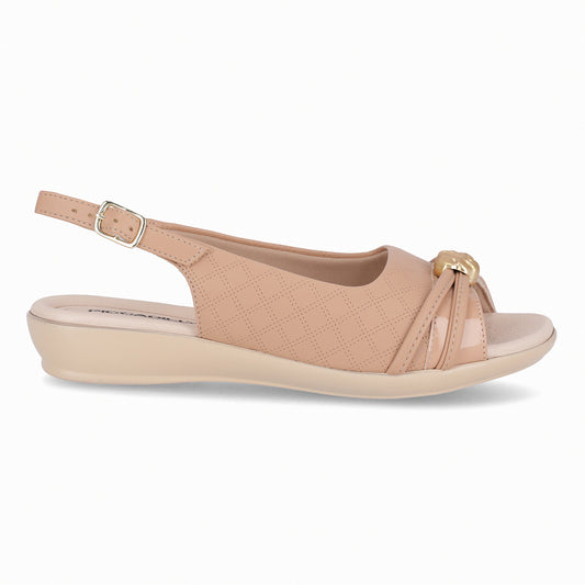 Sandalia Camila Nude/Dorado 125
