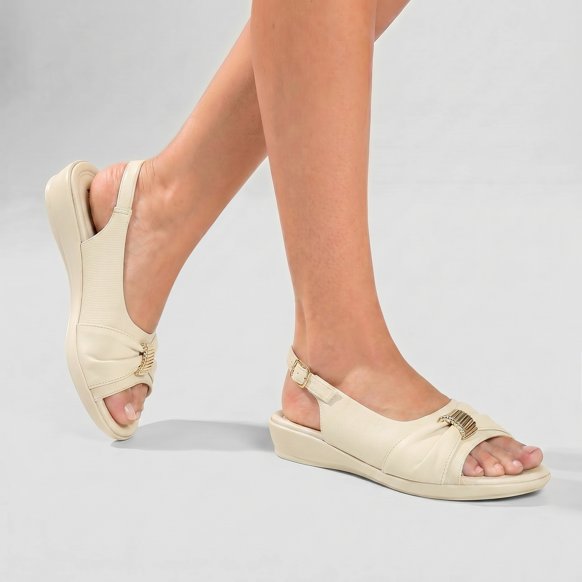 Sandalia Camila 60 Crema