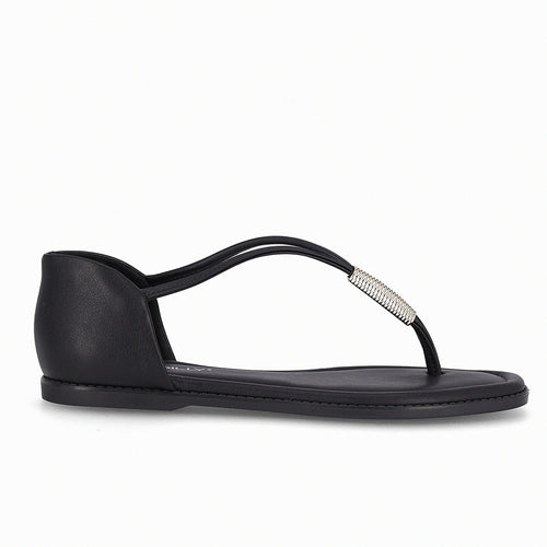 Sandalia Gabi Negro/Plata 116