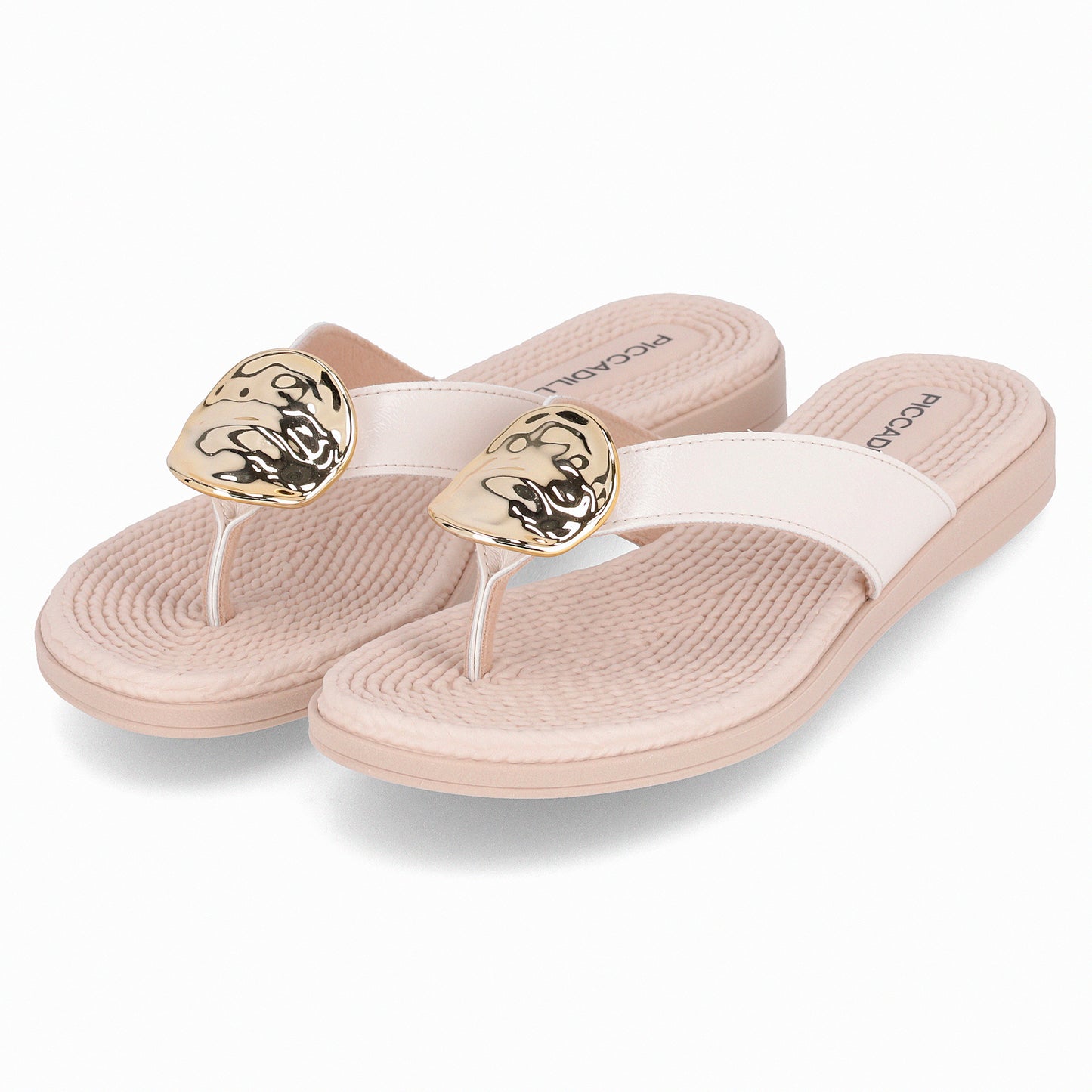 Sandalia Adla Crema/Dorado 140