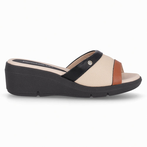 Sandalia Cecilia Nude/Negro 308