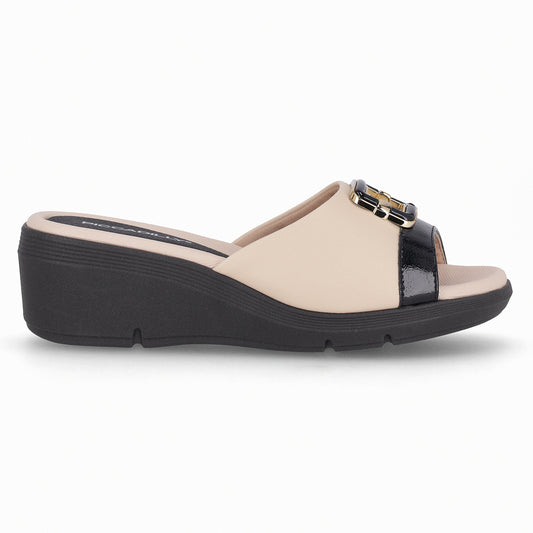 Sandalia Cecilia Nude/Negro 331