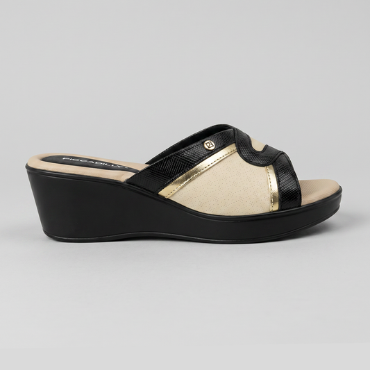 Sandalia Cecilia 98 Crema/Negro