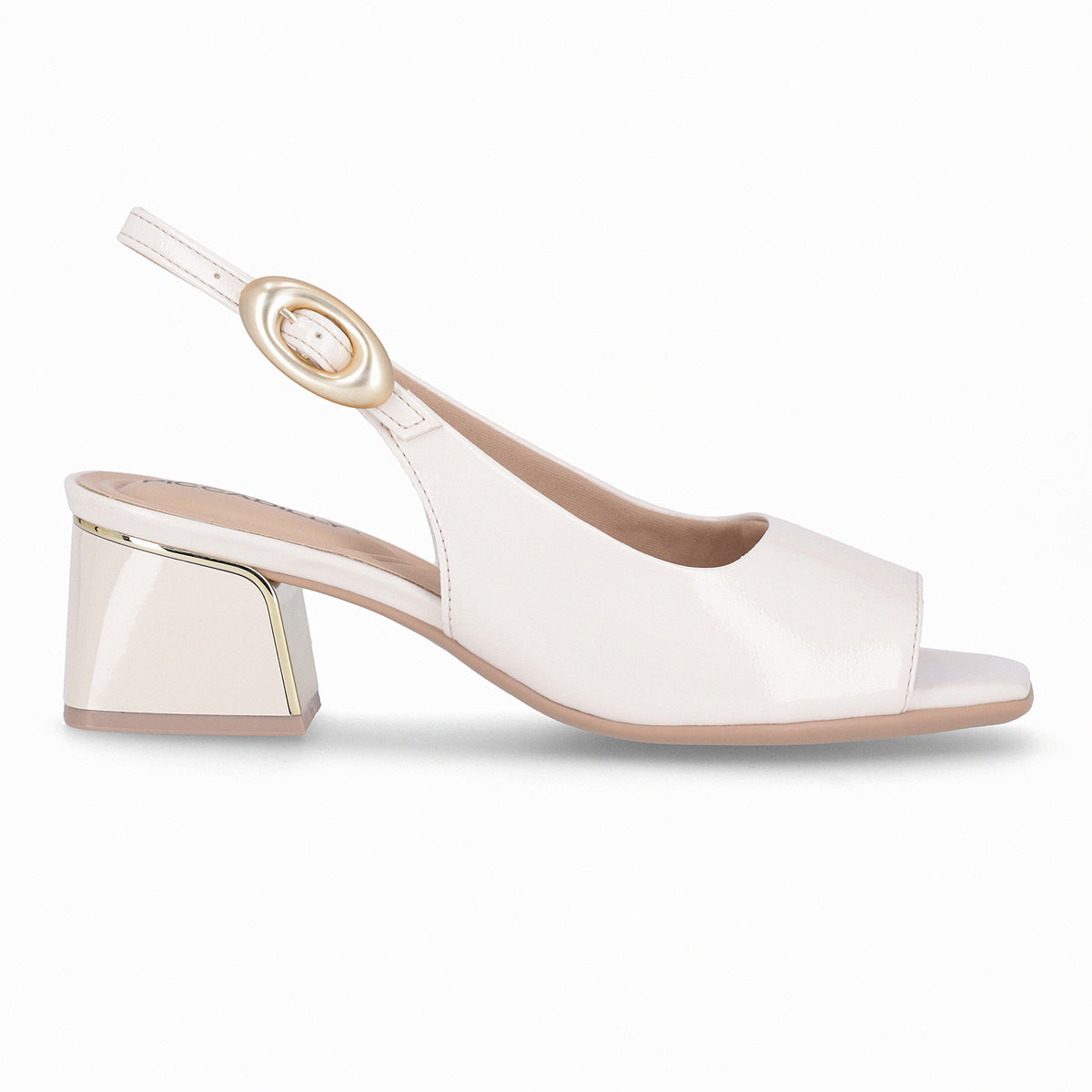 Sandalia Renee 63 Crema/Charol
