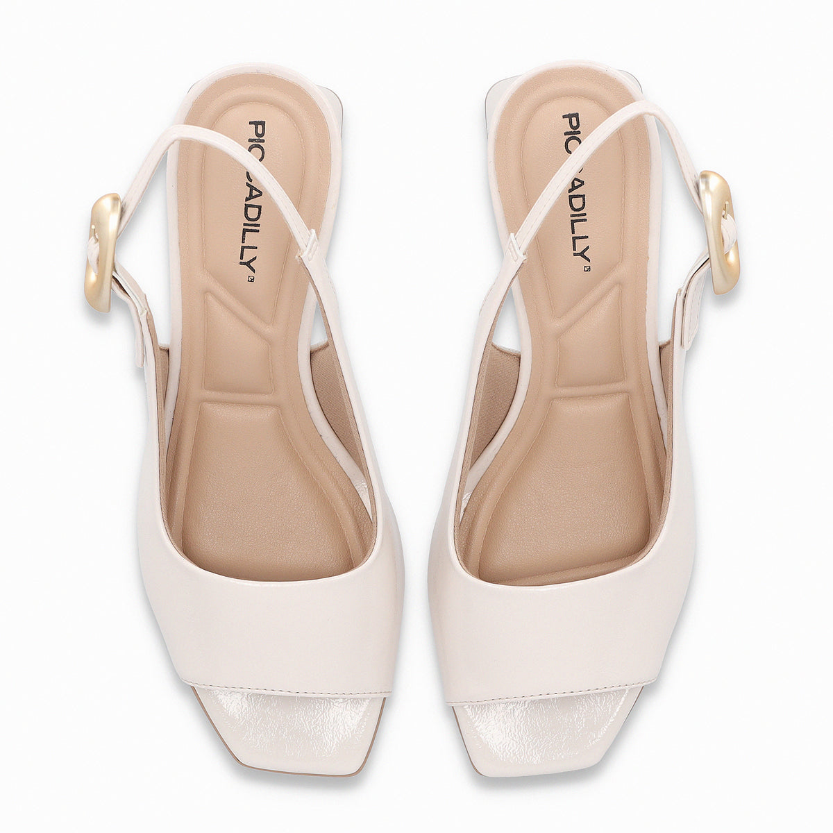 Sandalia Renee 63 Crema/Charol