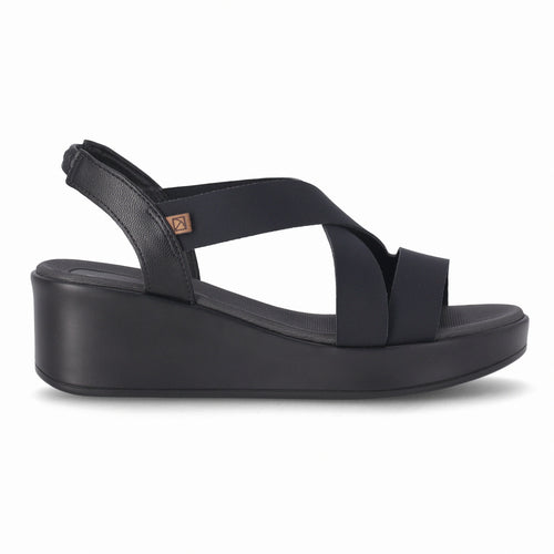 Sandalia Anabela Negro