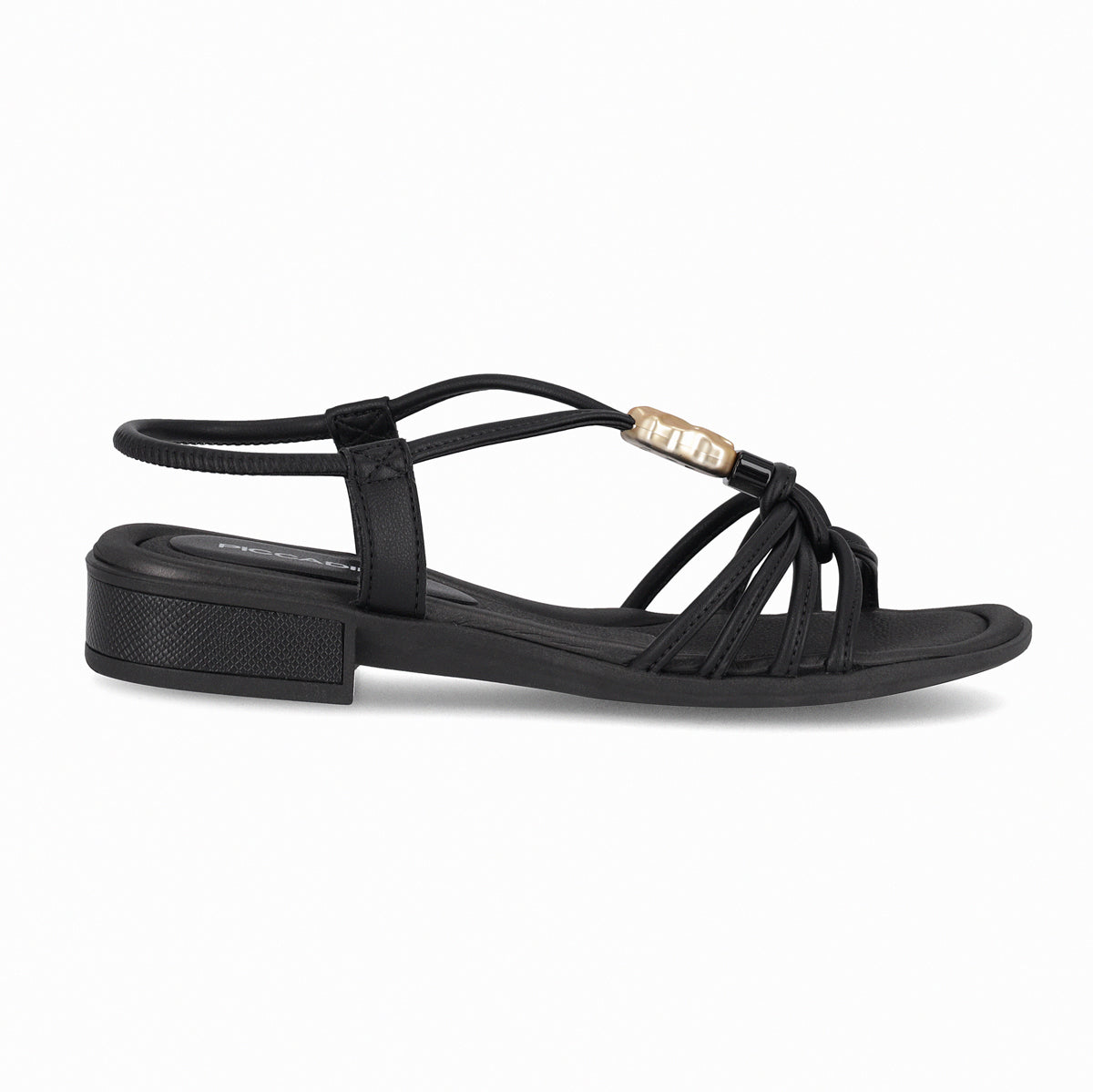 Sandalia Taila Negro/Dorado 87