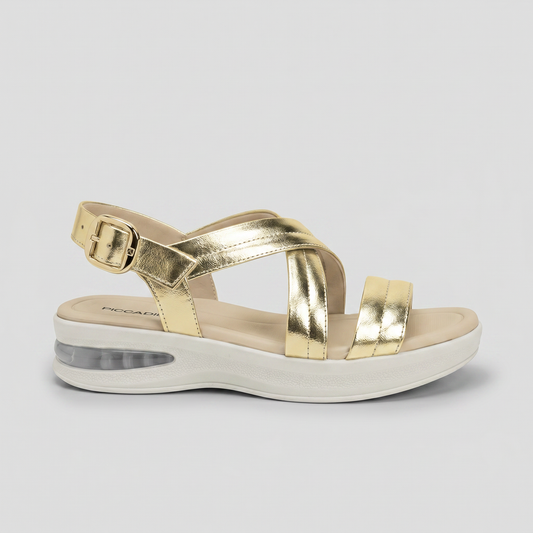 Sandalia Soft Step Dorado