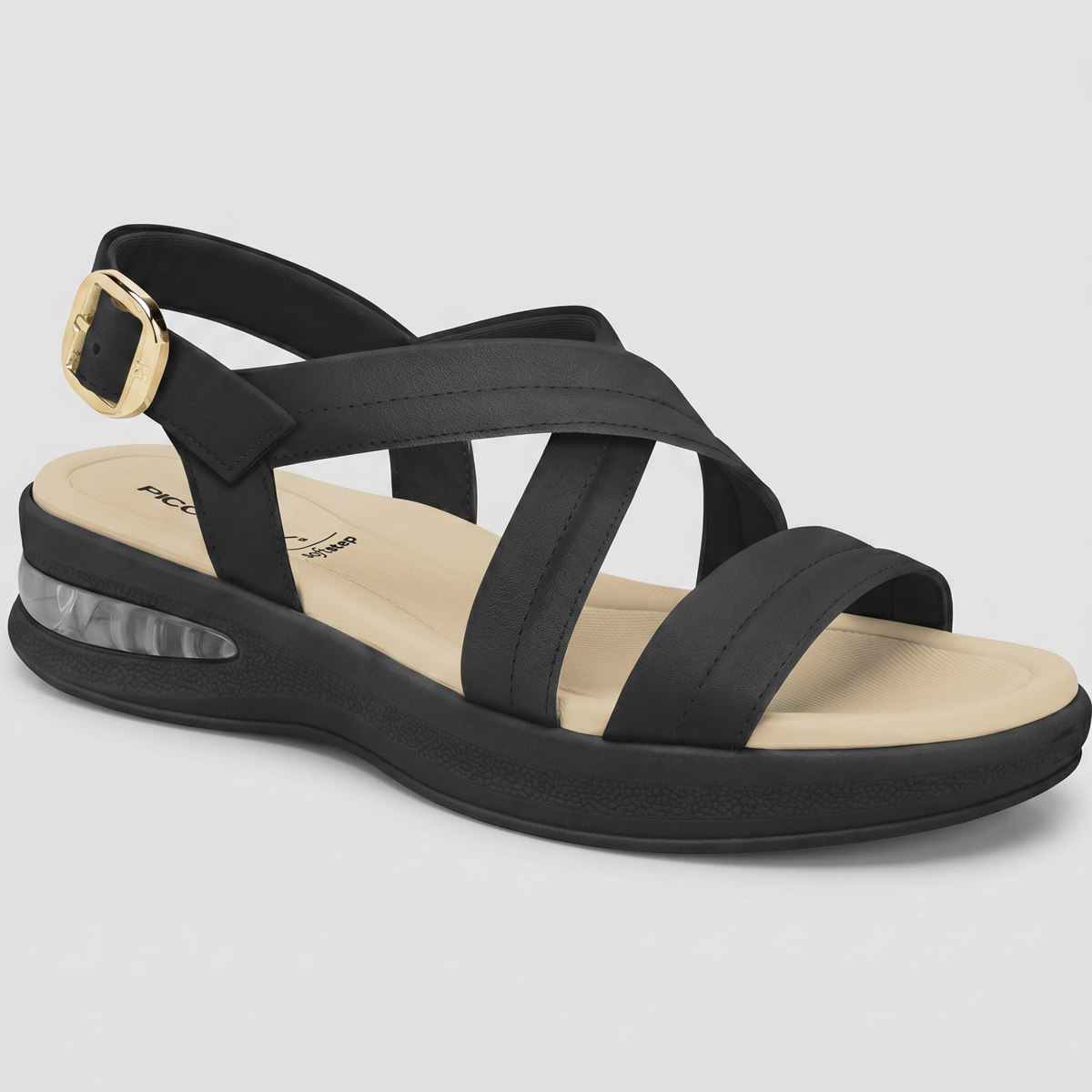 Sandalia Soft Step Negro