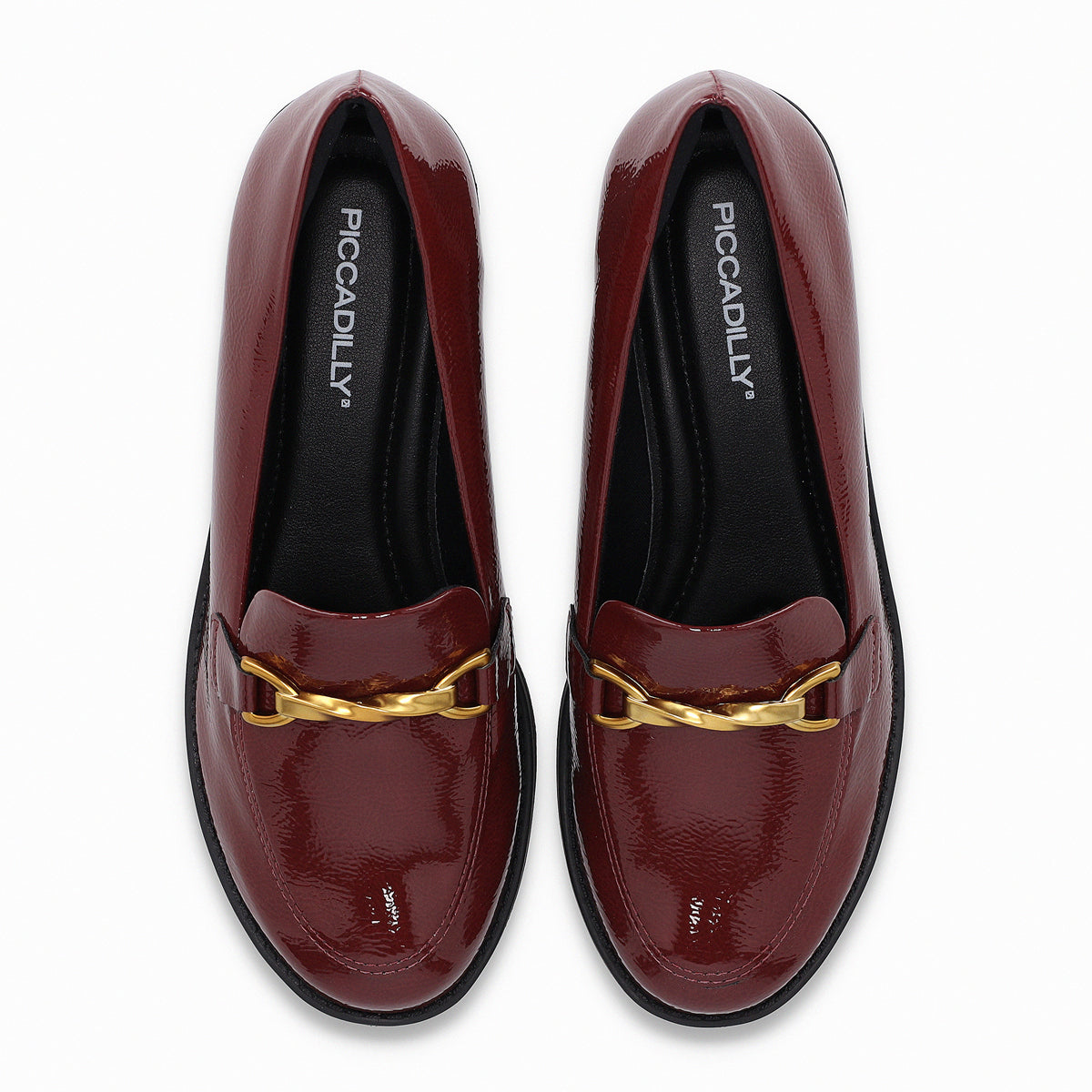 Mocasin Leci Burdeo/Charol