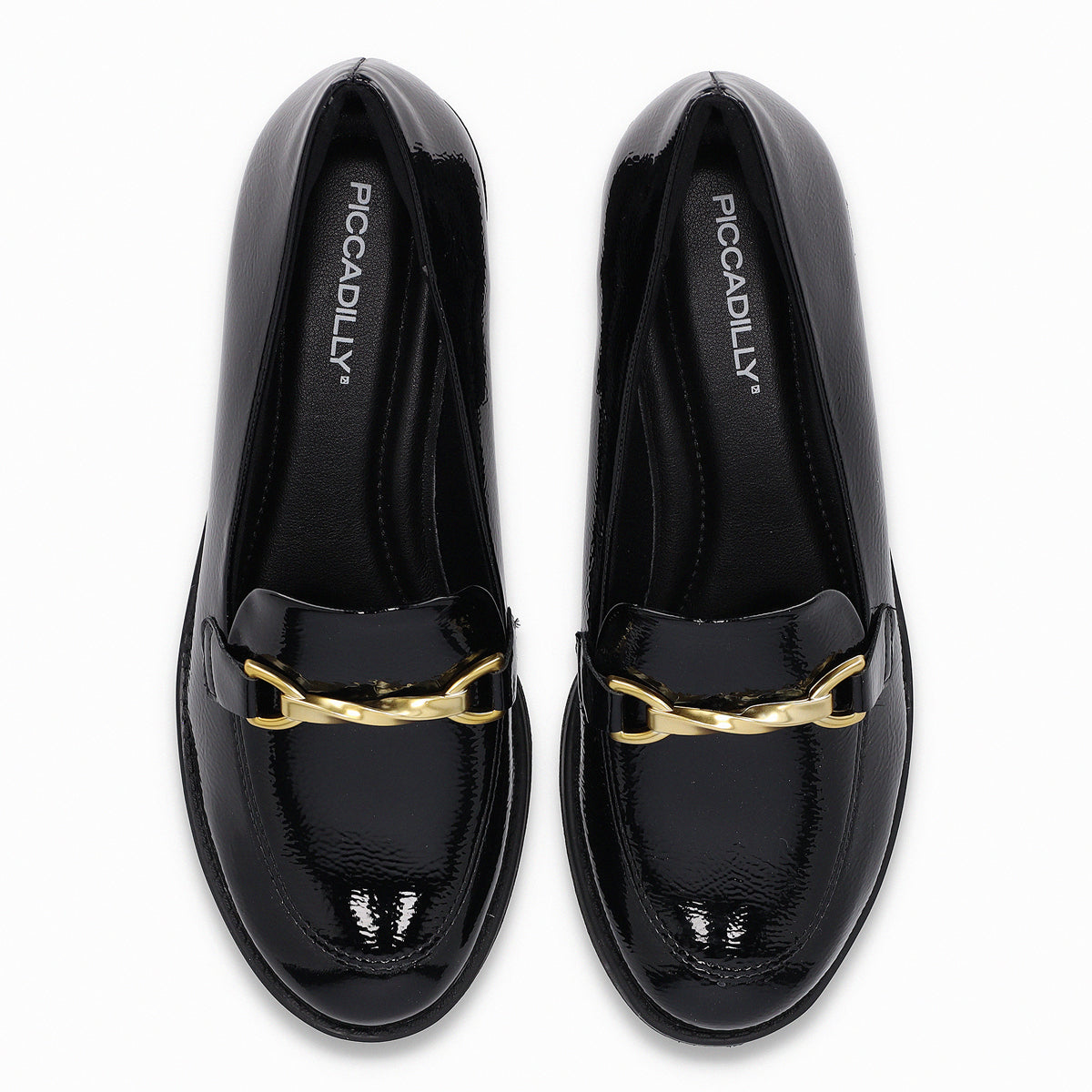Mocasin Leci Negro/Charol