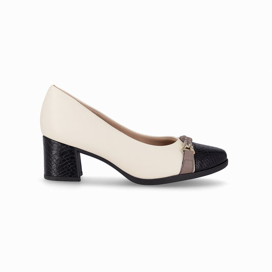 Zapato Danubia Natural/Taupe