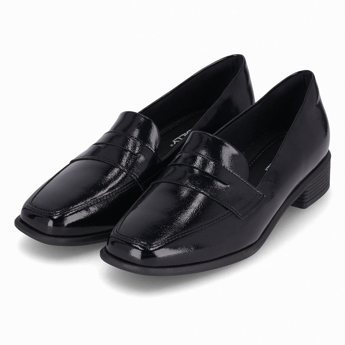 Mocasin Giovanna Negro/Charol