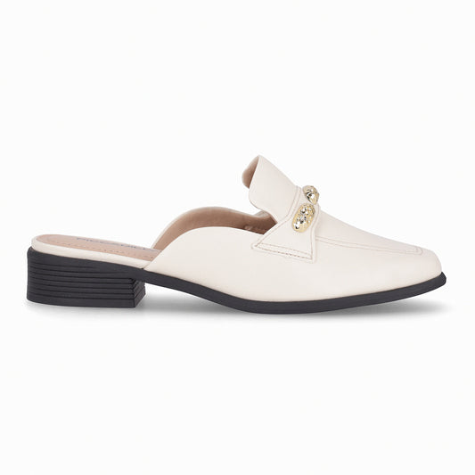 Zapato Giovanna Crema/Dorado