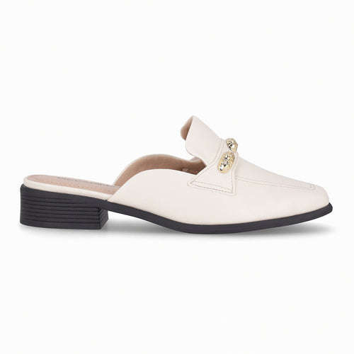 Zapato Giovanna Crema/Dorado