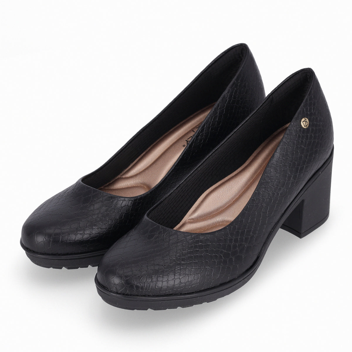 Zapato Daiane Negro/Crocco