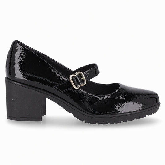 Zapato Mary Jane Daiane  Negro/Charol