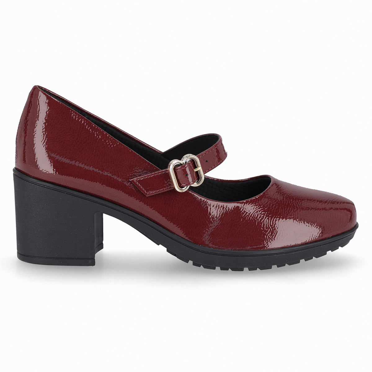 Zapato Mary Jane Daiane Burdeo/Charol