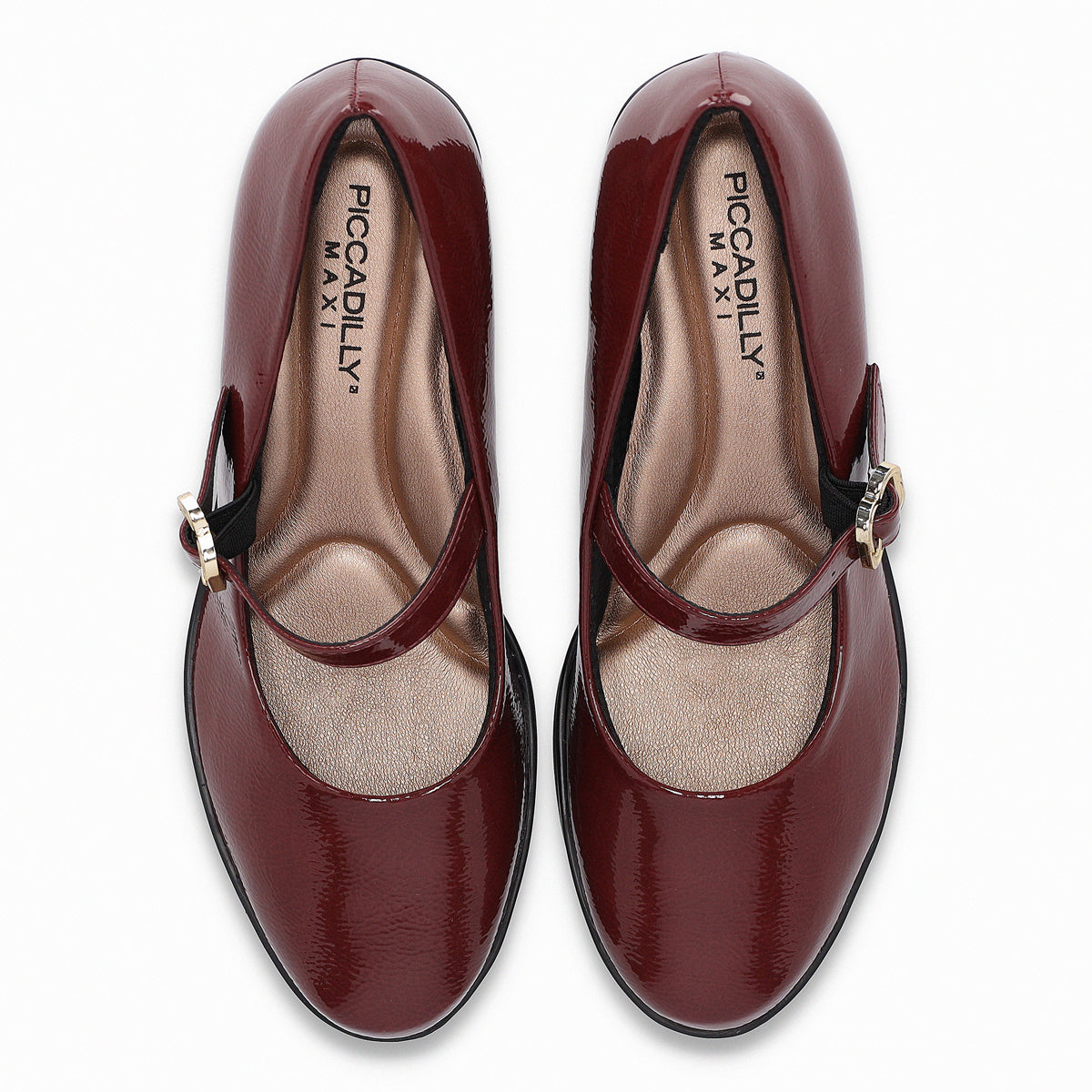 Zapato Mary Jane Daiane Burdeo/Charol