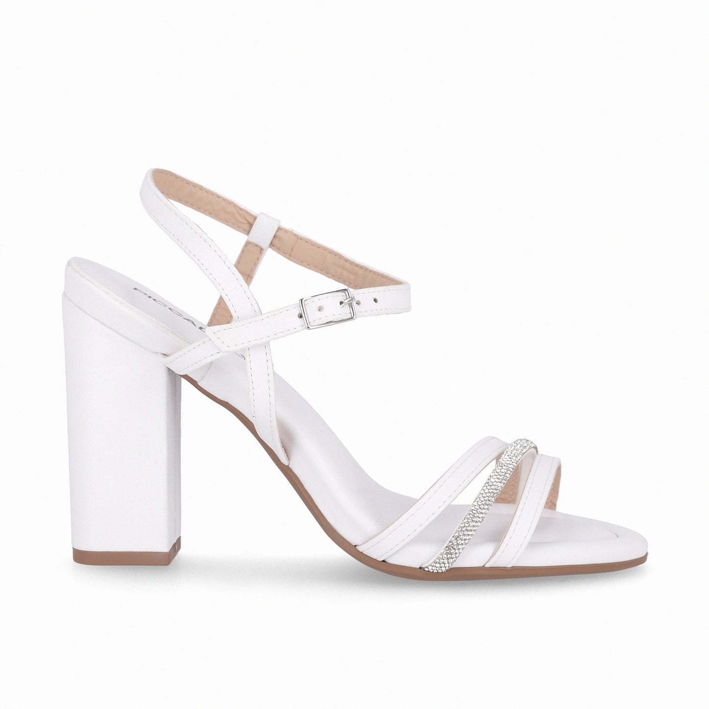 Sandalia Rafa Blanco/Strass