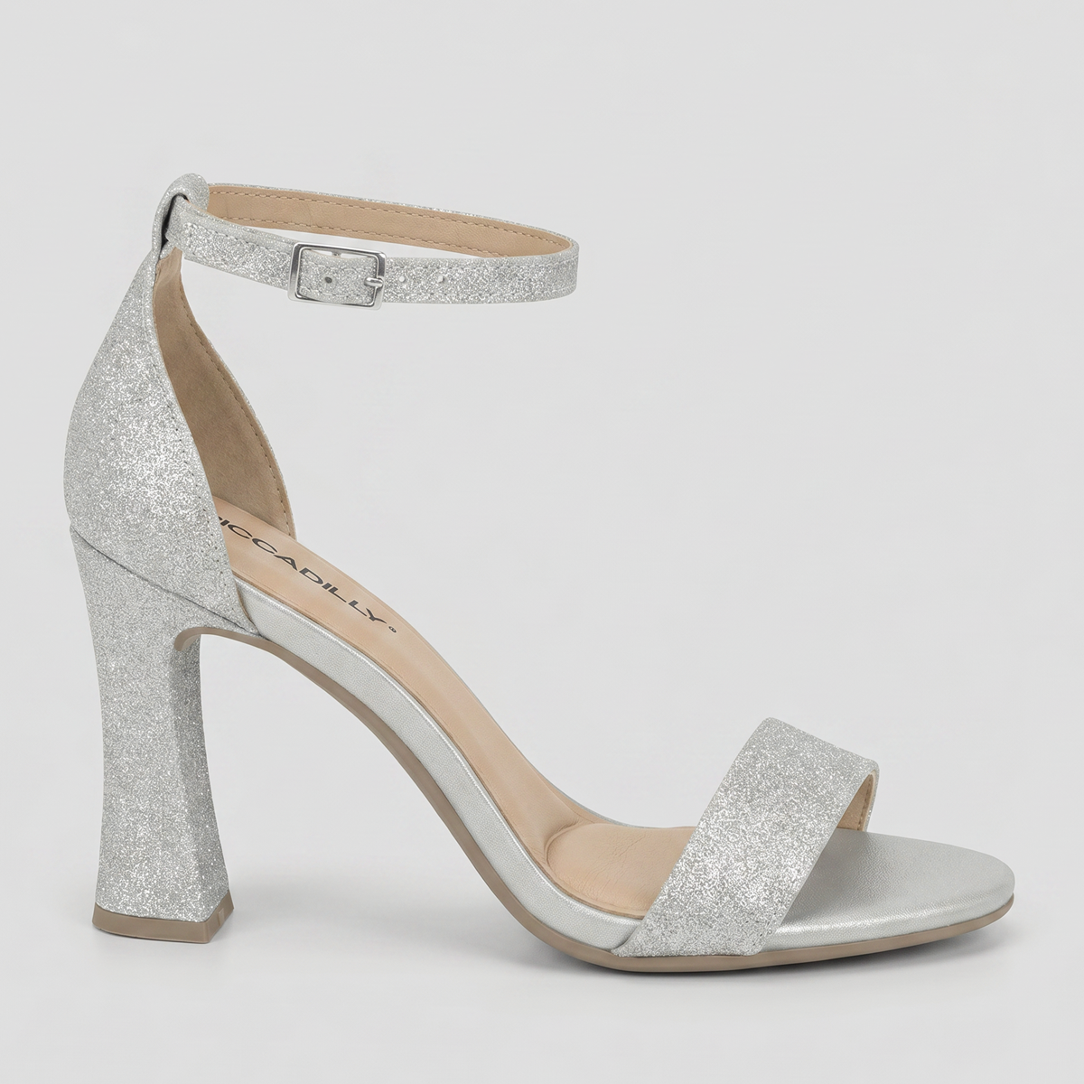 Sandalia Rafa 48 Plata/Glitter
