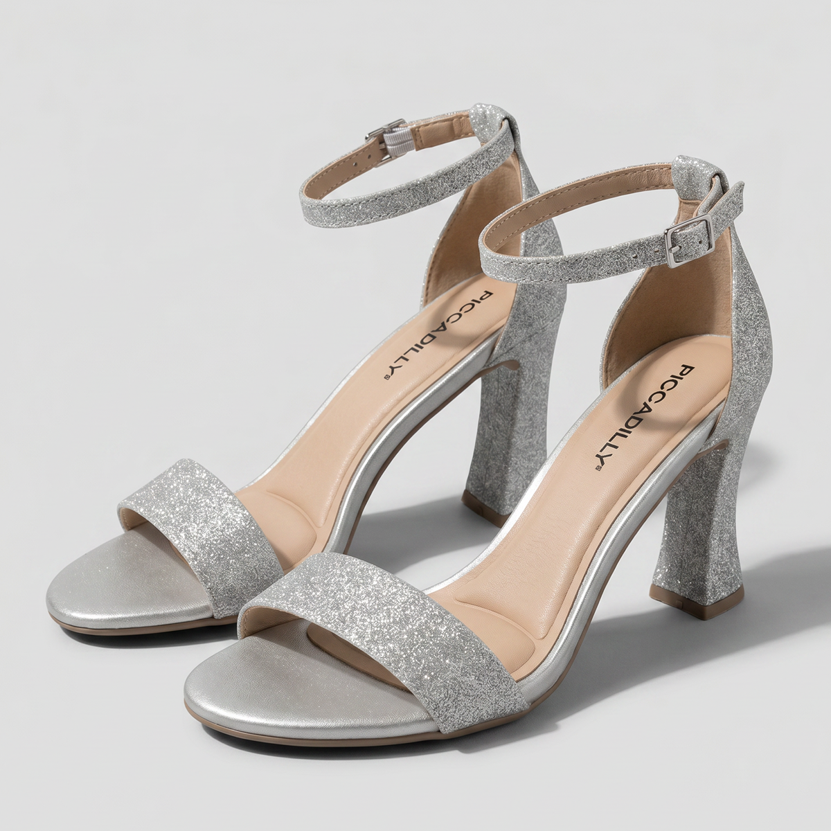 Sandalia Rafa 48 Plata/Glitter