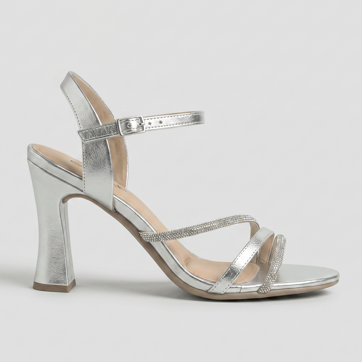 Sandalia Rafa 59 Plata/Glitter
