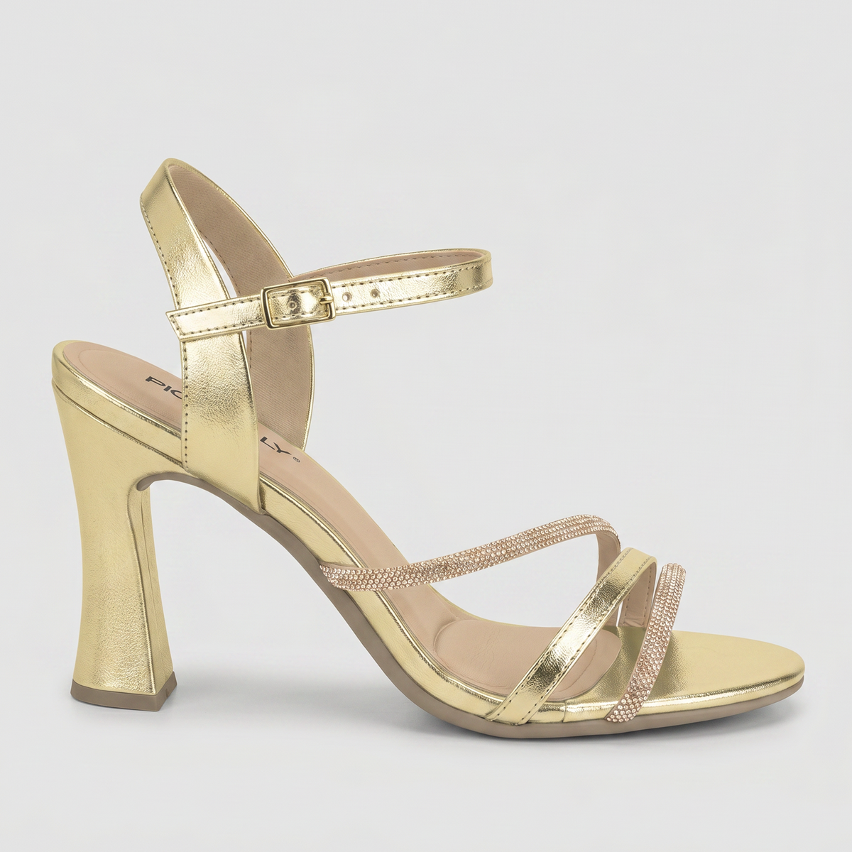 Sandalia Rafa 59  Dorado/Glitter