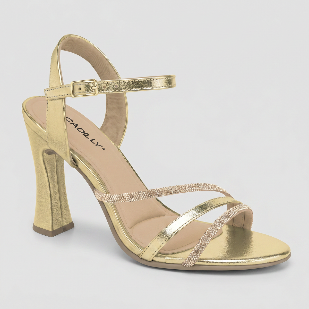 Sandalia Rafa 59  Dorado/Glitter
