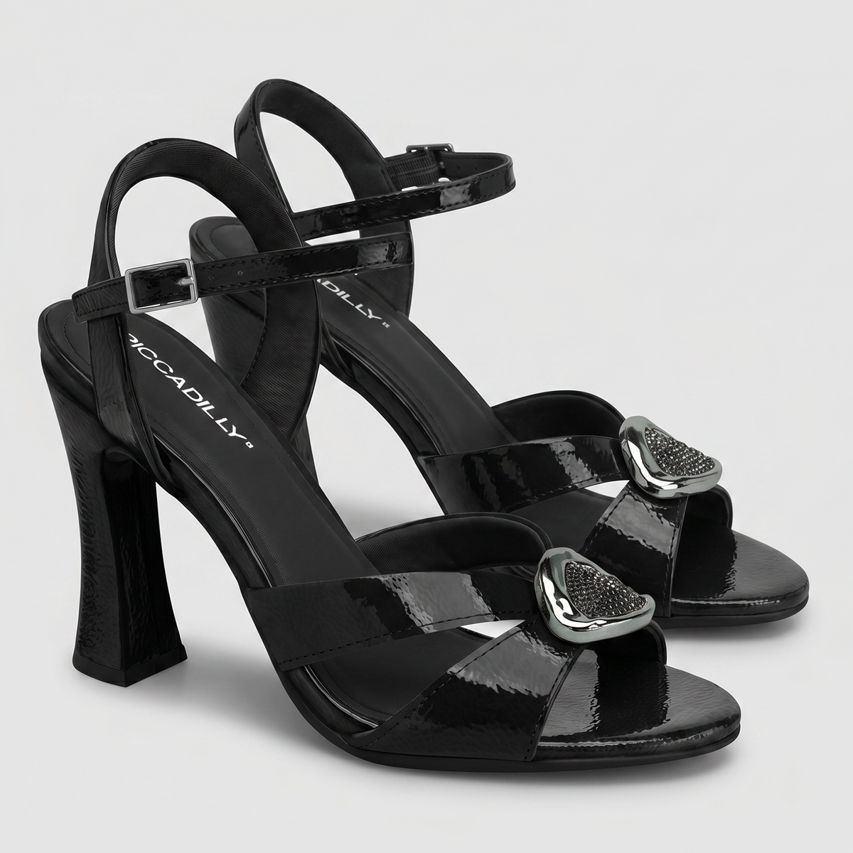Sandalia Rafa 66 Plata/Glitter