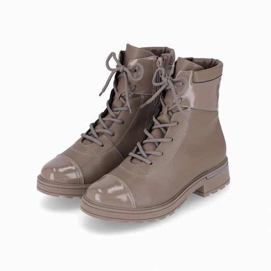 Botin Gisa/Cordones Taupe Piccadilly