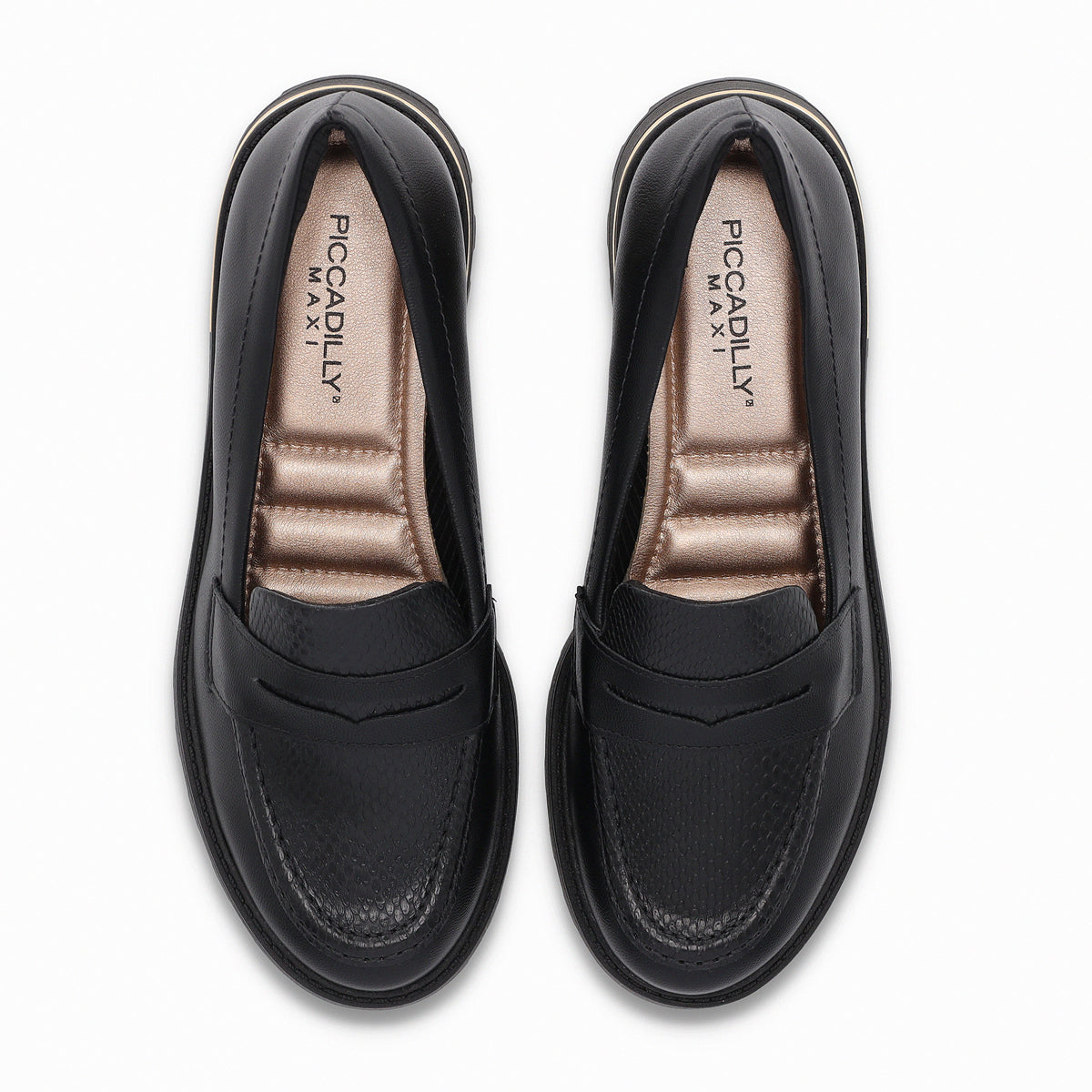 Mocasín Gisa Negro/Snake