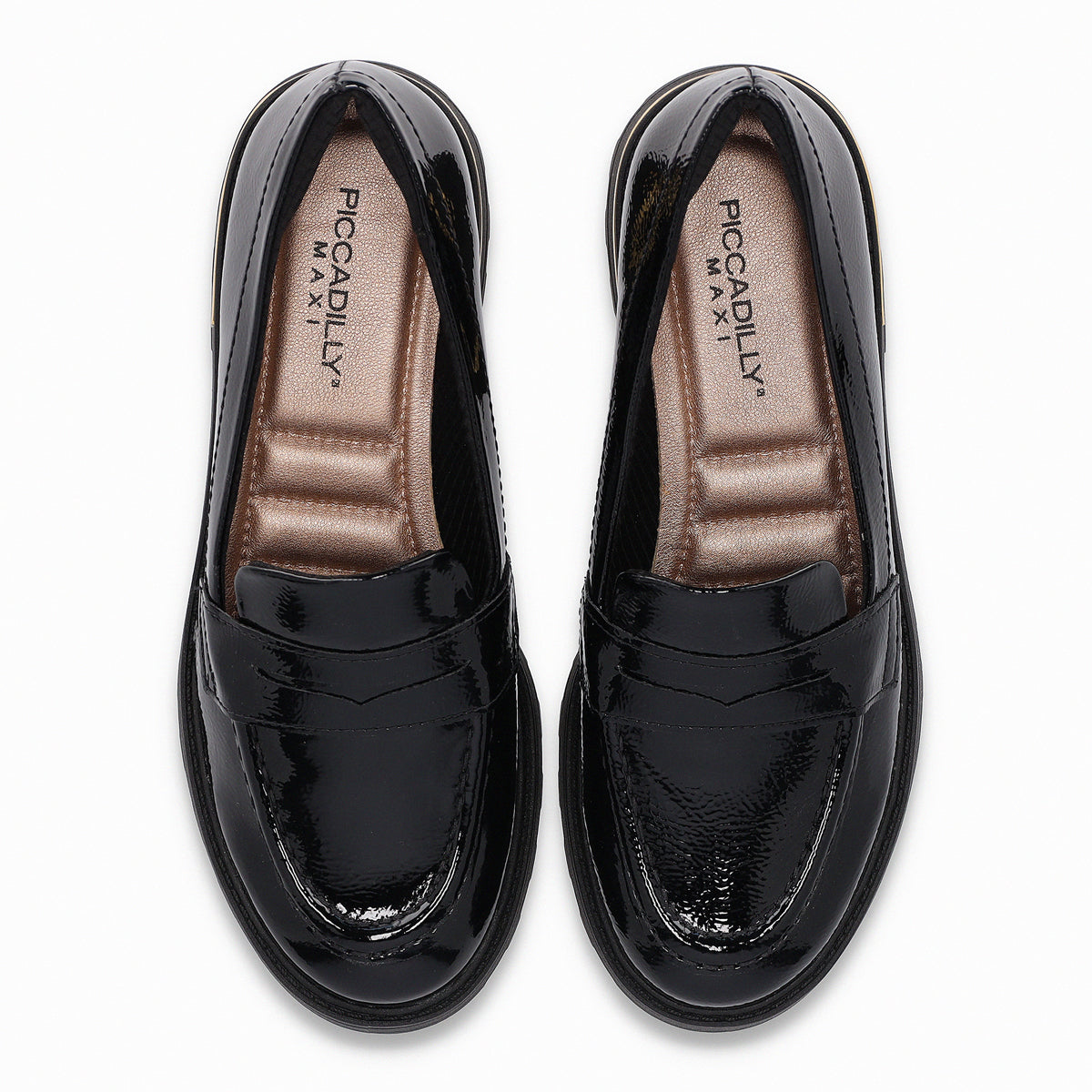 Mocasin Gisa 02 Negro/Charol