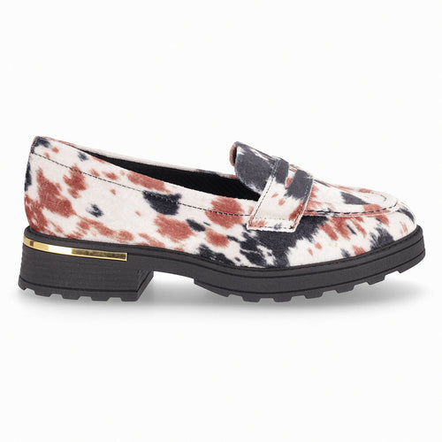 Mocasin Gisa Cow Print