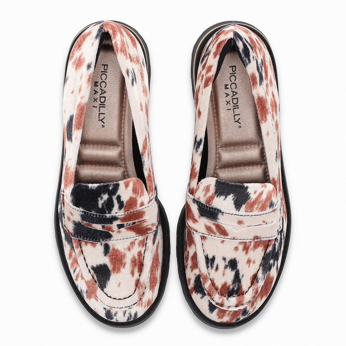 Mocasin Gisa Cow Print
