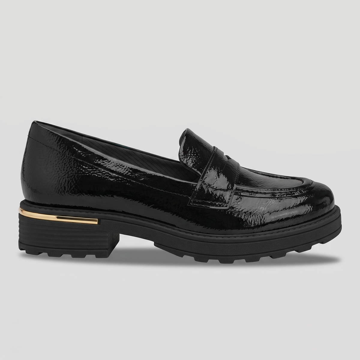 Mocasin Gisa 75 Negro/Charol
