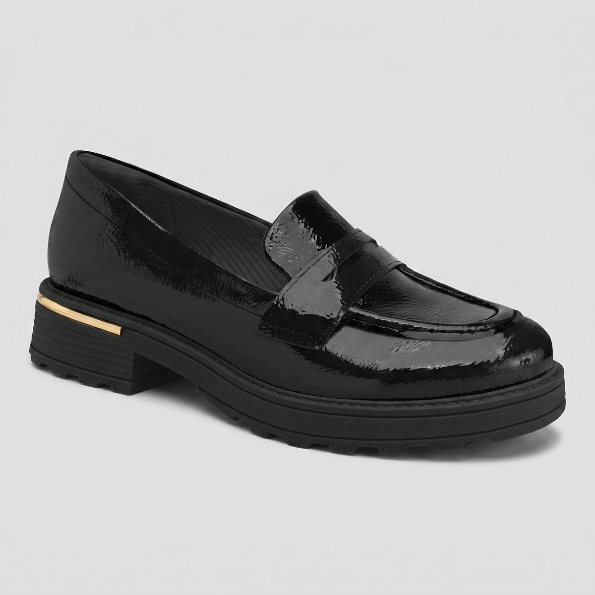 Mocasin Gisa 75 Negro/Charol
