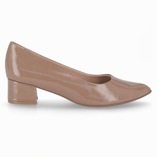 Zapato Taci Nude/Charol