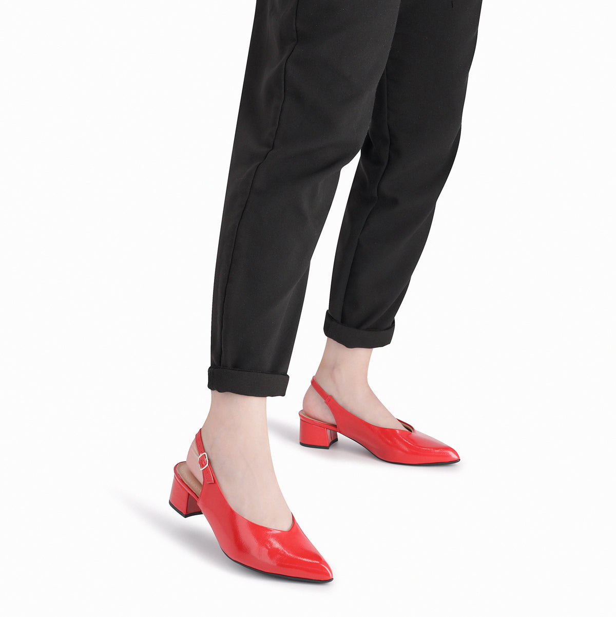 Zapato Taci Rojo/Charol