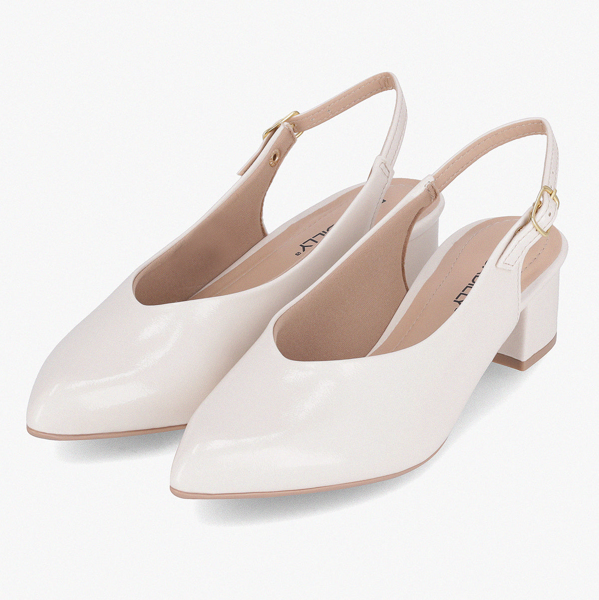 Zapato Taci Crema/Charol