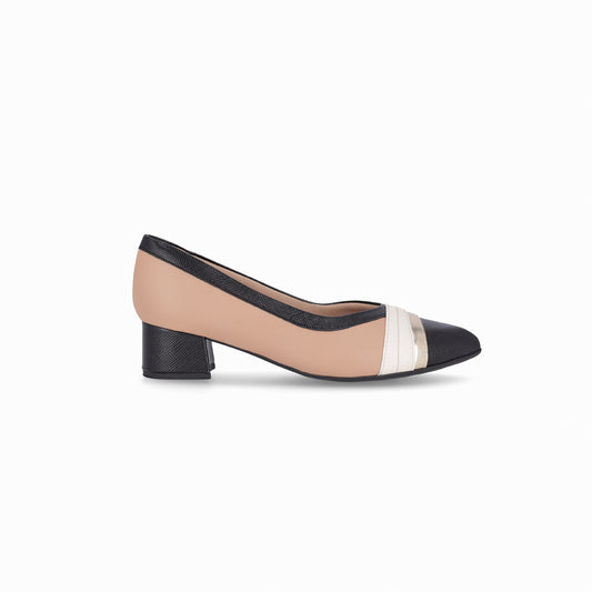 Zapato Taci Beige/Negro