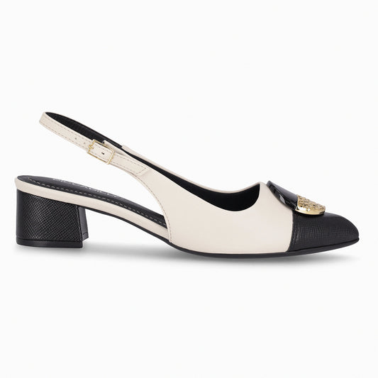 Zapato Taci Negro/Crema 80